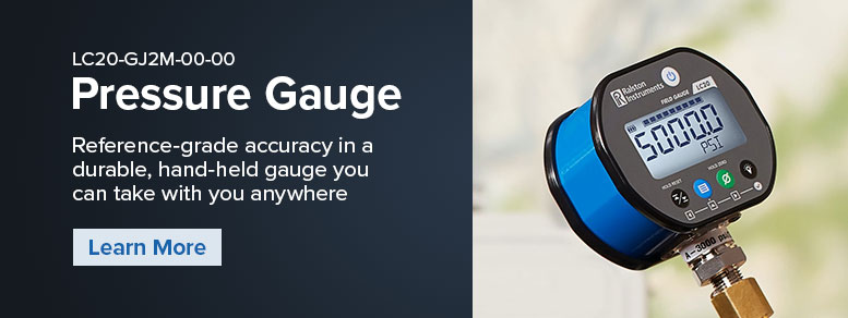 Reference-grade accuracy in a durable, hand-held gauge you can take with you anywhere