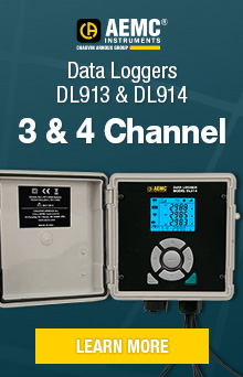 AEMC DL913 & DL914 Data Loggers