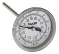 Baker T3006-250 Bimetal Thermometer, 0 to 250&amp;deg;F (-20 to 120&amp;deg;C)-