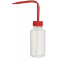 Bel-Art 116130125 Narrow Mouth Wash Bottle 125mL,Red Closure, Qty 6-