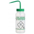 Bel-Art 116420623 Safety Vented Wash Bottles, Methanol Label-