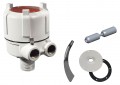BinMaster BMRX Standard Rotary Level Indicator Kit with &amp;oslash;6.4&amp;quot; paddle and top mount coupler-