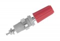 Cal Test CT4231-NI-2 Safety Binding Post, 4 mm, red-