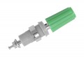 Cal Test CT4231-NI-5 Safety Binding Post, 4 mm, green-