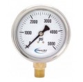 Chem Oil 200L-254G Liquid Fillable Gauge, 0 to 200 psi, 2.5&amp;quot; dial-