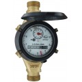 Dwyer WRBT-A-C-05-10 Series WRBT Removable-Bottom Multi-Jet Water Meter, 0.75 x 1&quot; pipe size, 10 gal output-