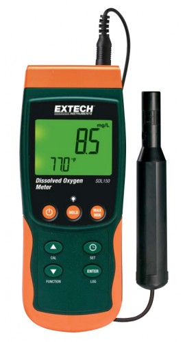 Extech SDL150 Dissolved Oxygen Meter/Data Logger-