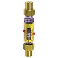 Hedland H624-010 EZ; Water Flow Meter, 1/2&quot; Female Brass Fitting, 1.0-10 GPM-