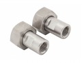 Julabo 8890053 Female to Female Adapters, M24 x 1.5 to NPT 0.25&quot;, 2-pack-