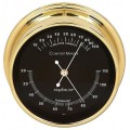 Maximum ComfortMinder CMB Indoor Temperature and Humidity Instrument, Brass Case and Black Dial-