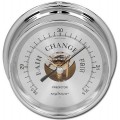 Maximum Predictor PDAC Analog Barometer, Chrome Case and Silver Dial-