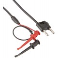 Pomona 3786-C-24 Minigrabber Test Clips to Multi-Stacking Double Banana Plug Patch Cord-