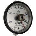 PTC Instruments 312CT1MM Tab Mount Surface Thermometer with max-min hands, -20 to 120&amp;deg;C-