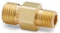 Ralston QTHA-1MB1 Brass Quick-Test Connector, 0.125&quot; male NPT x male QT, check-valve-