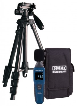 REED R1620-KIT2 Data Logging Smart Series Sound Level Meter with Tripod and Carrying Case-