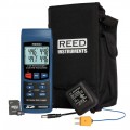 REED R2450SD-KIT Data Logging Thermometer with Power Adapter and SD Card-