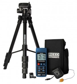 REED R2450SD-KIT2 Data Logging Thermometer with Tripod, SD Card and Power Adapter-