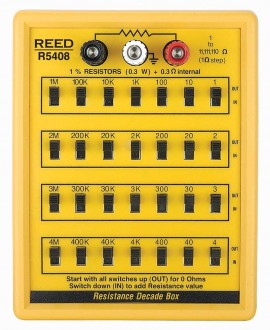 REED R5408 Resistance Decade Box-