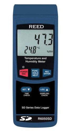 REED R6050SD Data Logging Thermo-Hygrometer-