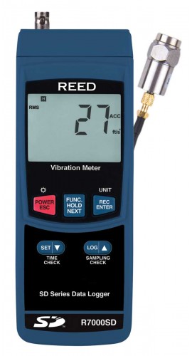 REED R7000SD Data Logging Vibration Meter-