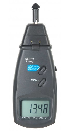 REED R7100 Combination Contact / Laser Photo Tachometer-