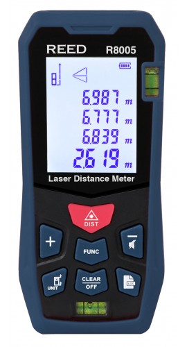REED R8005 Laser Distance Meter, 164&#039; (50m)-