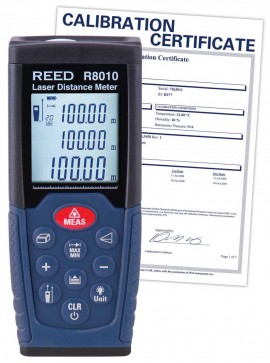 REED R8010-NIST Laser Distance Meter, 328&#039; (100m),-