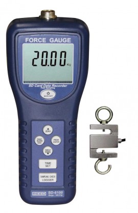 REED SD-6100 Data Logging Force Gauge, 220lbs (100kg)-