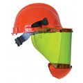 Salisbury AS1000Hat Arc Flash Shield 10 cal/cm&amp;sup2; With Chin Cup &amp;amp; SA79R Front Brim Hard Hat.-
