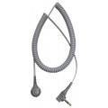 SCS 2360R Dual Conductor Cord, Coiled Right Angle Connection, 5 ft.-