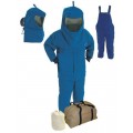 Steel Grip AGW40KA-JB-9-L Arc Gear Jacket, Bib Overall and Hood with air kit, large, size 9 gloves-