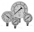 Tel-Tru 50 Metal Case Utility Pressure Gauge, 0 to 200 psi, 2&amp;frac12;&amp;quot;-