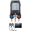 Testo 550s Digital Manifold Kit with temperature probes, -14 to 870 psi-