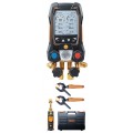 Testo 557s Smart Digital Manifold Kit with wireless temperature and vacuum probes, -14 to 870 psi-