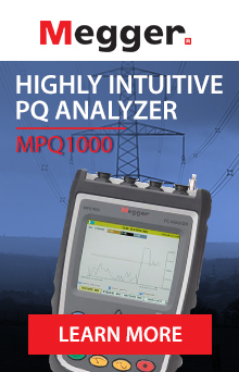 Megger MPQ1000 Highly intuitive PQ analyzer